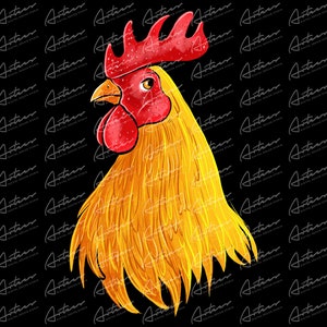 Watercolor Rooster Png Download
