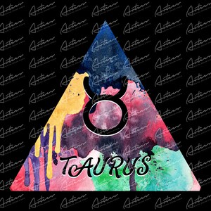 Taurus Watercolor Png Download