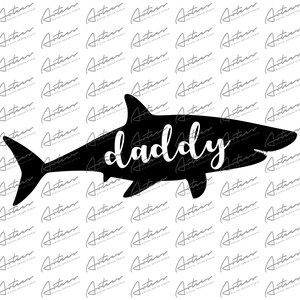 Silueta de tiburón papá Png Descargar