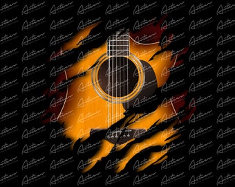 Guitar Inside Png Download
