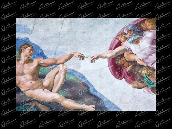 The Creation Of Adam High Resolution