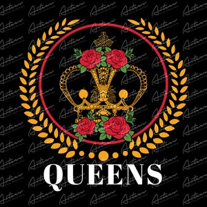 Floral Queens with Crown Png Download