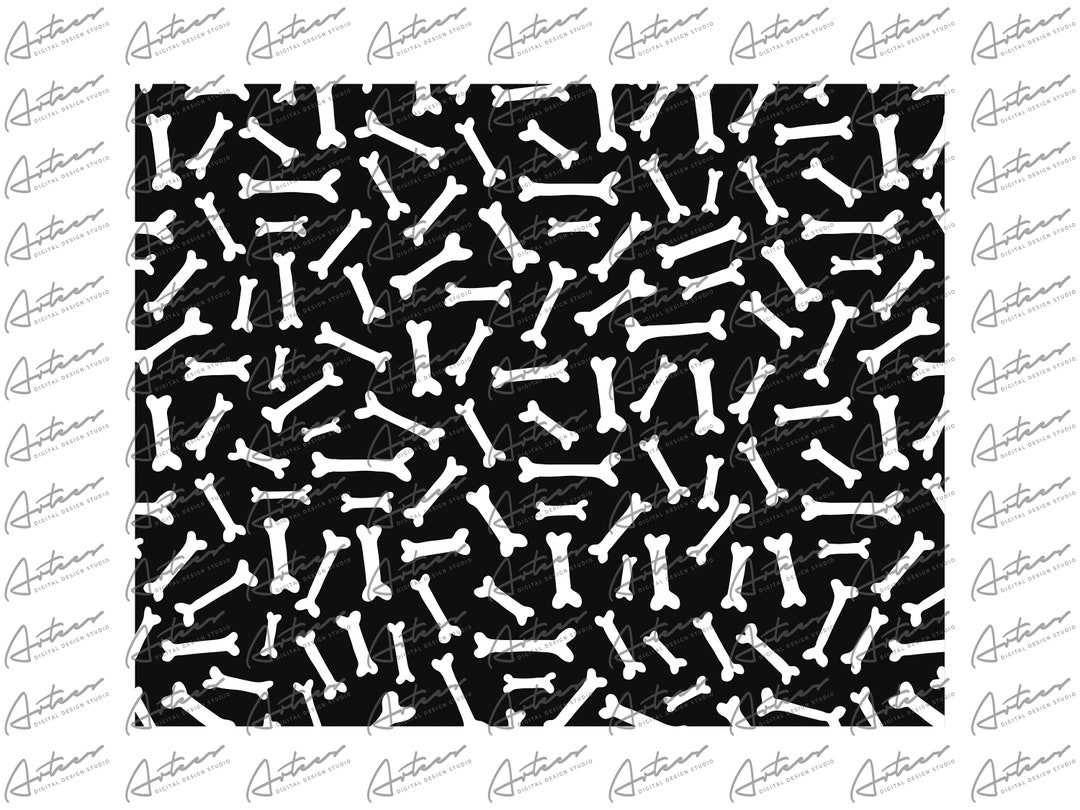 Itering Bone Pattern Bones Pattern Png Download - Etsy