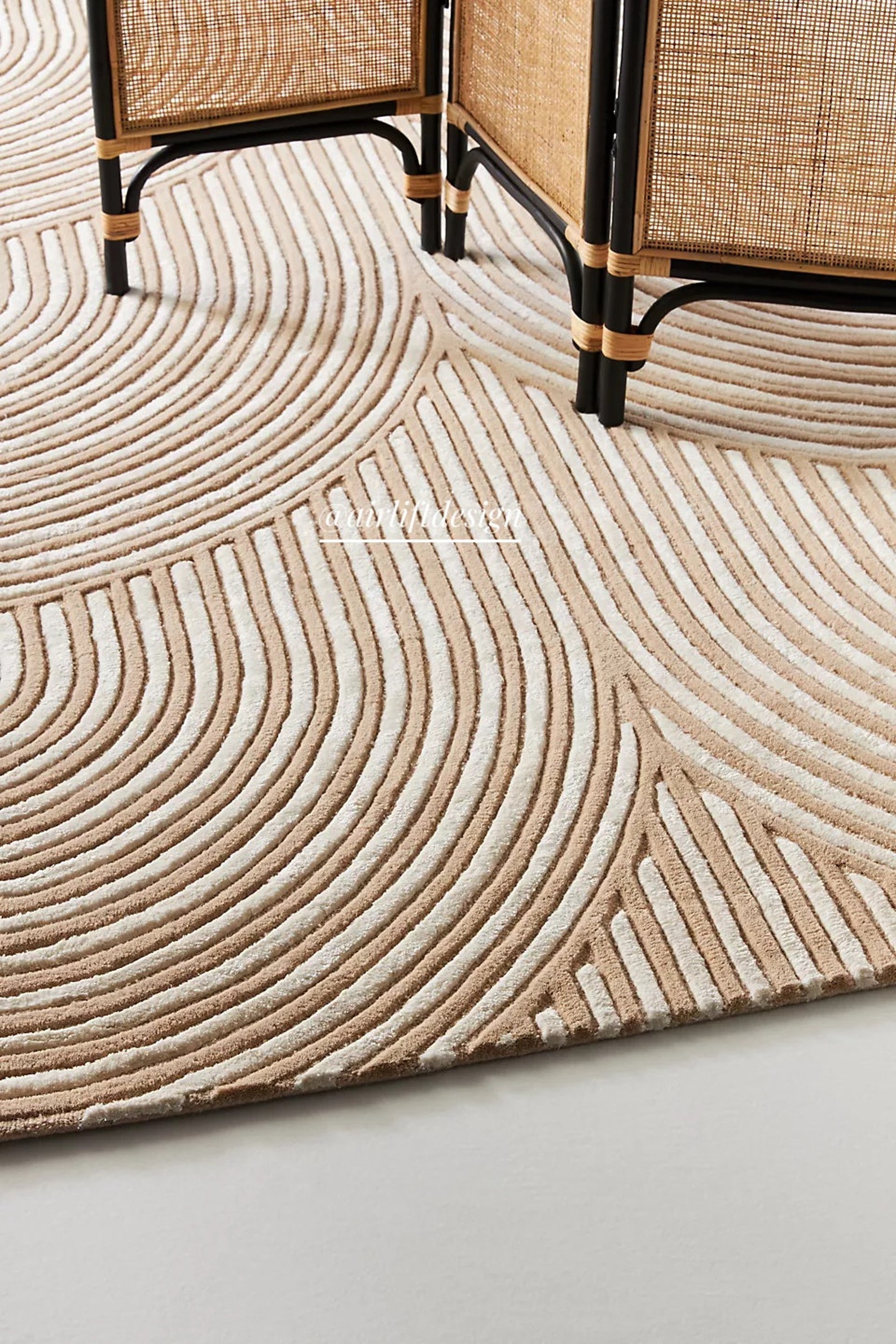 Wool modern design Handmade thick pile wool area rugs carpet Etsy