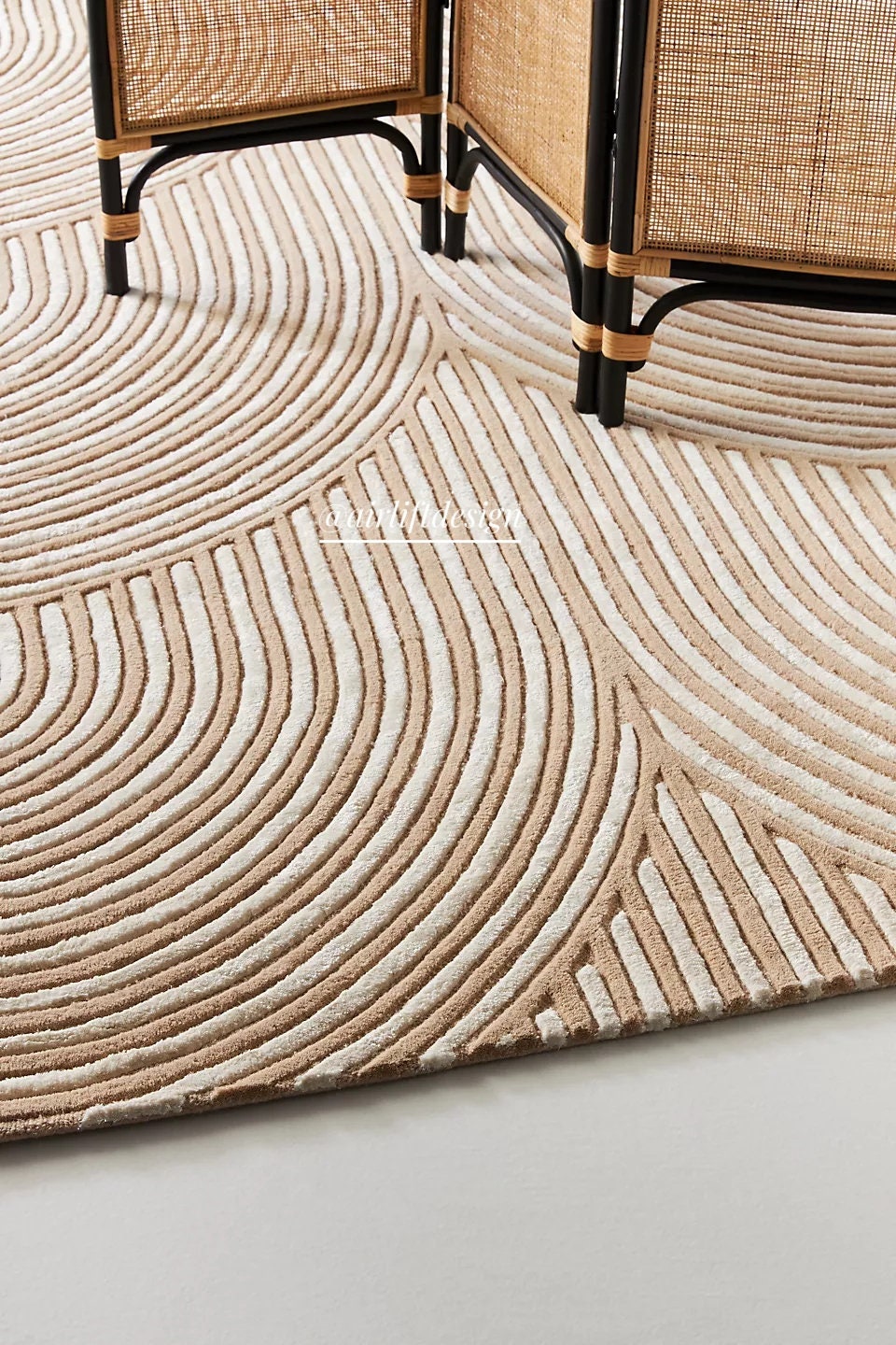Wool modern design Handmade thick pile wool area rugs carpet Etsy