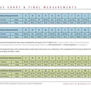 Puede incluir: Tabla de tallas para pantalones cortos y pantalones con medidas en pulgadas y cent&iacute;metros. La tabla incluye medidas de cadera para diferentes tallas, que van desde 34 hasta 69 5/8 pulgadas.