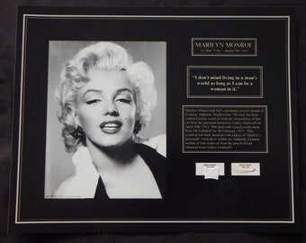 Marilyn Monroe - Very Rare Authentic Hair Lock - You can own a memento of one of the World&#39;s Greatest Icons!