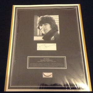 Beatles Rare George Harrison Authentic Hair Lock - item was sold @HeritageAuction.com for 1,875 US . Note! USA buyers will pay Tariff!llars