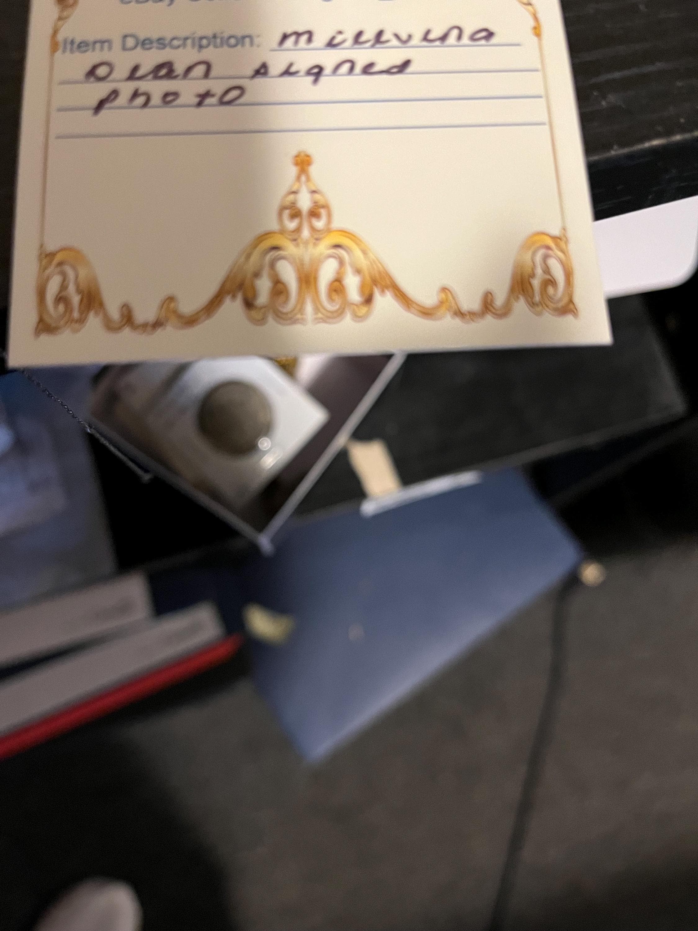 ミルヴィナ・ディーン本人直筆サイン入りタイタニック号写真 - 最後の