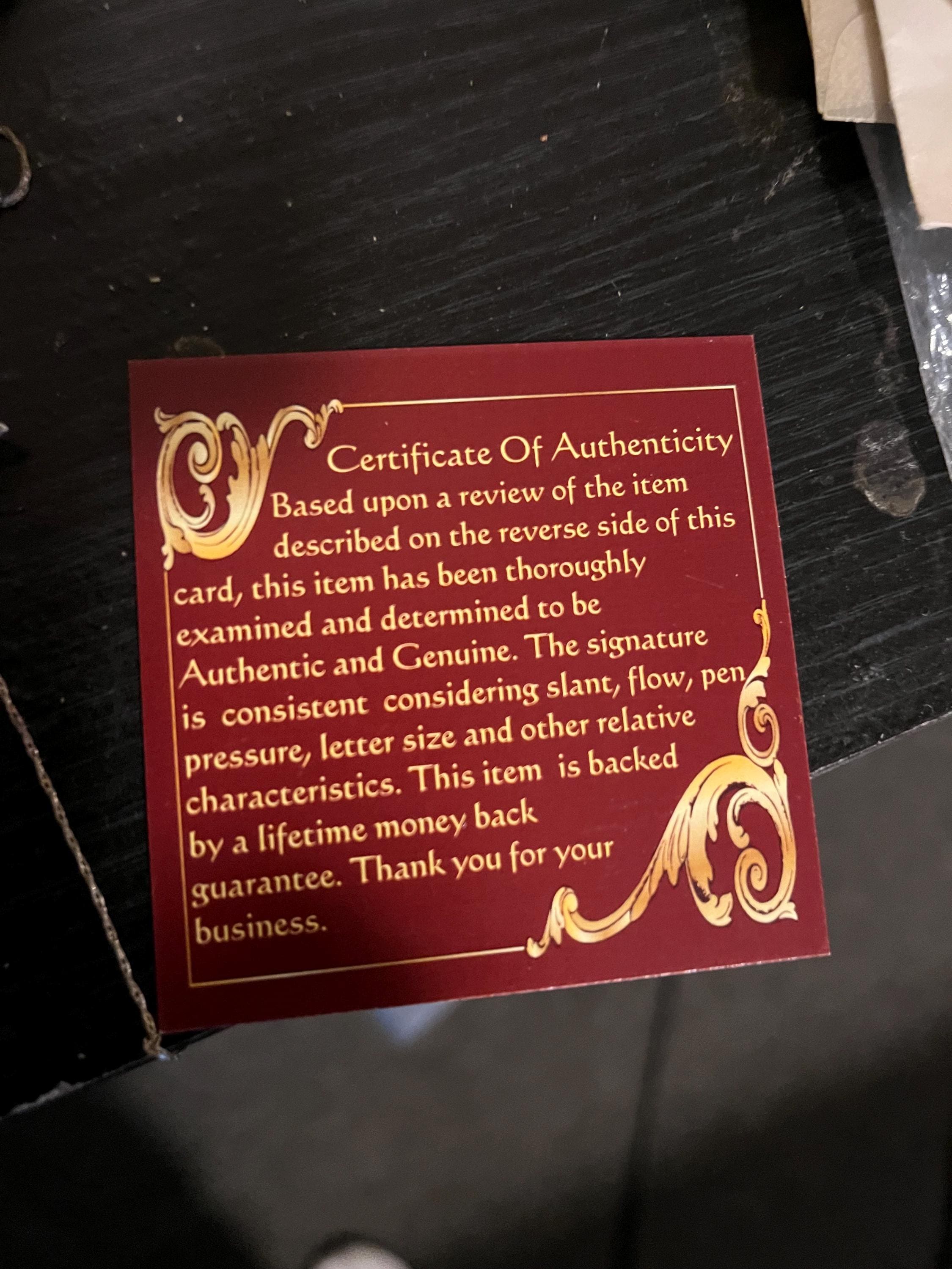 ミルヴィナ・ディーン本人直筆サイン入りタイタニック号写真 - 最後の