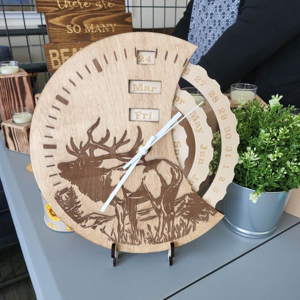 Crescent Moon Clock - Etsy