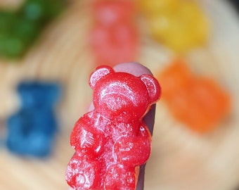 Gummy Bear Jelly Soaps - Fun Candy Soaps - Colorful Jelly Soaps