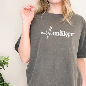 Comfort Colors® Milk Maker Shirt, Breastfeeding Mom Shirt, Baby Shower Gift, Gift For New Mom, Mama To Be Gift, Mom Life Shirt,