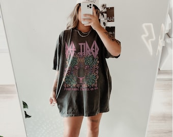 Def Tired Pink Shirt - Leopard Graphic Tee - Leopard Print Shirt - Coffee Shirt - Mom Life Shirt