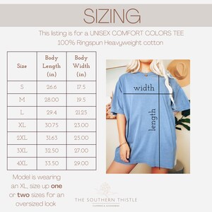 a women's size guide for a blue shirt
