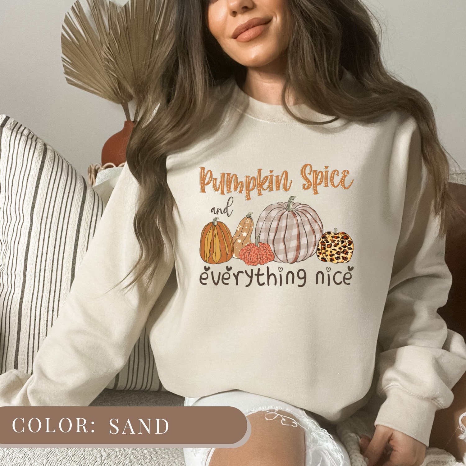 Pumpkin spice color sweater online