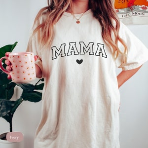 Comfort Colors Varsity Mama Shirt, Mother's Day Shirt Mothers Day, Gift for New Mom, Mama Graphic Shirt, New Mother Gift Best Mom Ever Gift