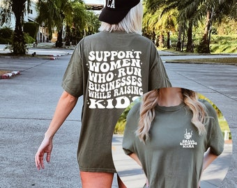 Komfort Farben Unternehmer Shirt, Kleinunternehmer, Boss Lady Shirt, Boho Shirt, Geschenk für Mama, Mom Boss Shirt, lokales Geschäft