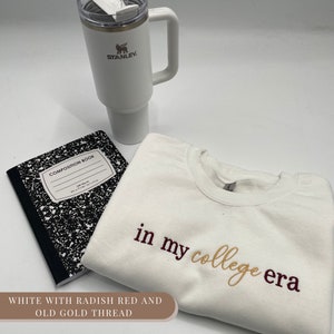 Custom Era Hoodie, Personalized Sweatshirt, Custom In My Era  Shirt, In My College Era Shirt, Personalized T-Shirt, Mothers Day Gift