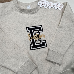Personalized Toddler Embroidered Sweatshirt - Custom Name Sweatshirt Kids Gift - Unique Toddler Apparel - Name Crewneck - Personalized Kids