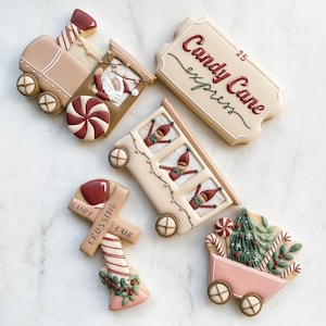 Candy Cane Express Cookie Decorating Workbook