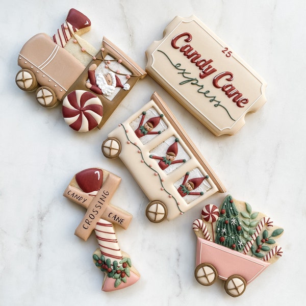 Candy Cane Express Cookie Decorating Workbook