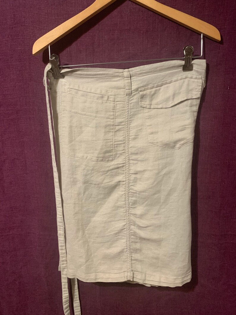 90\u2019s Vintage KirstenseN Du Nord Taupe Wrap-around skirt size 3EU