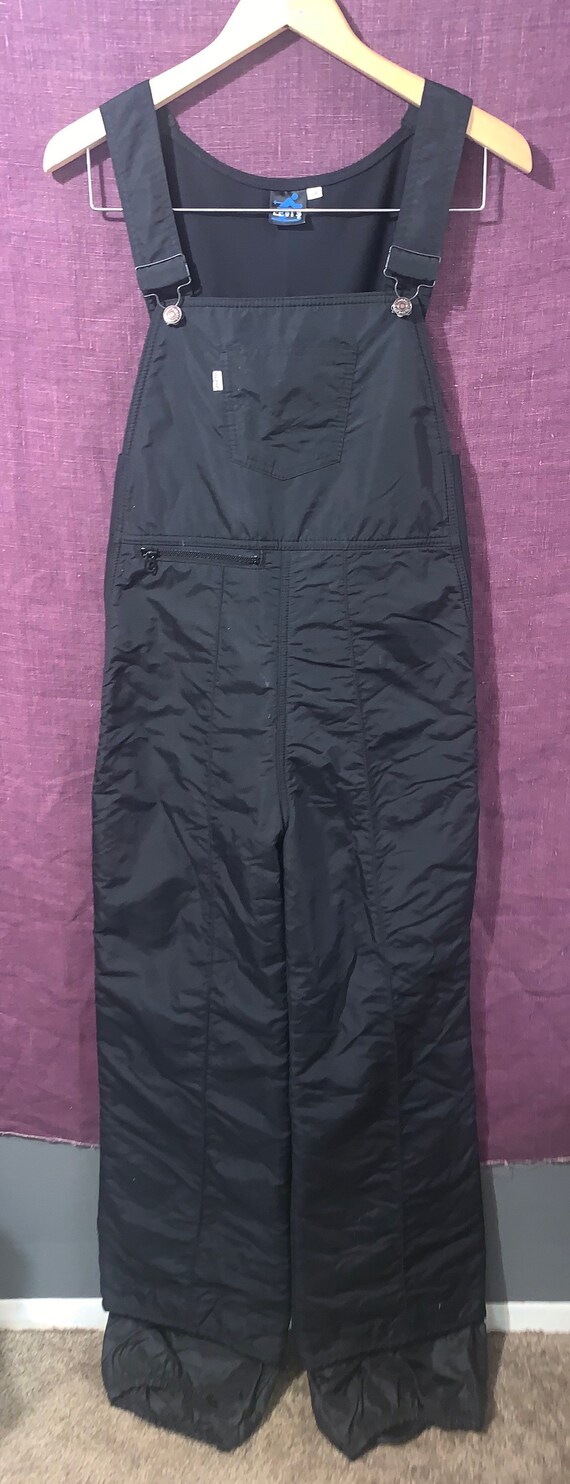 80’s Vintage Levi’s Black Overalls Snowsuit