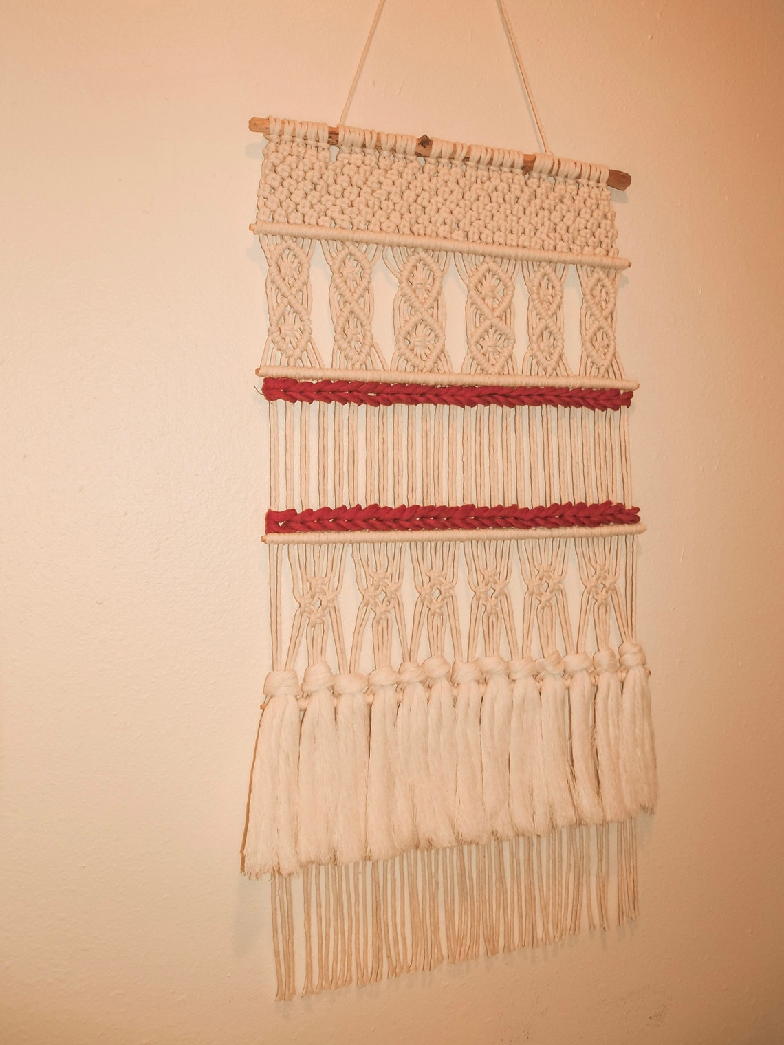 BOHO Macraweave Wall Hanging Macramé Wall Hanging Etsy