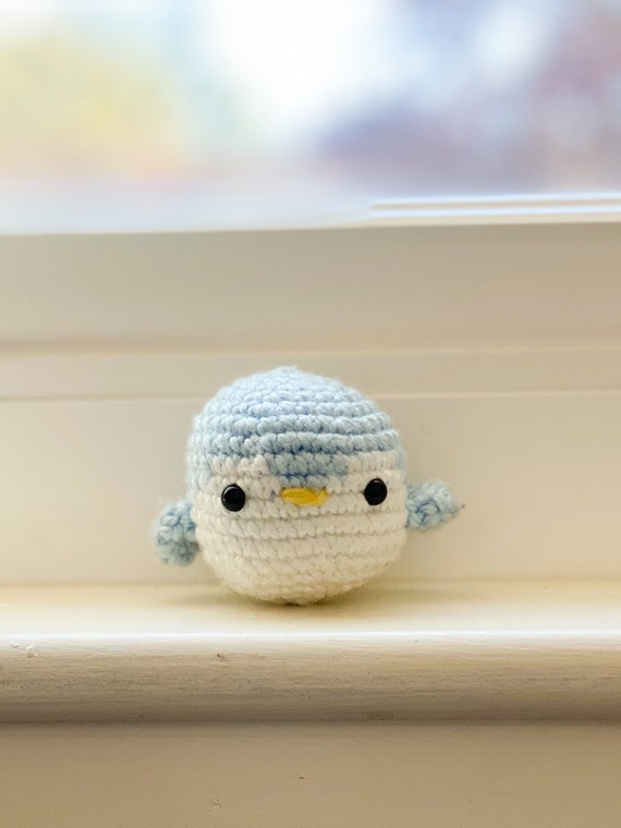 Mini Crochet Amigurumi Penguin Stress Ball Mini Penguin Plush Cute Aesthetic  Stuffed Animal Kawaii Mochi 