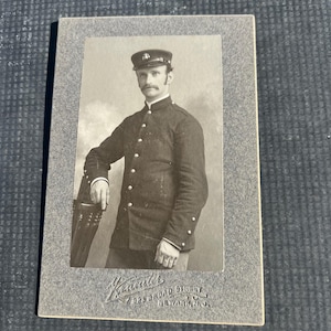 1890-1900’s Parlor Photo US Marine Corps USMC