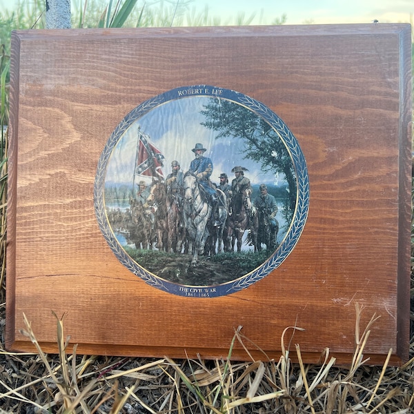 General Lee On Wood