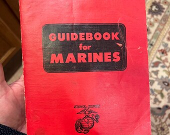 1954 Korean War War Era Guidebook for Marines: Fourth Revsed Edition First Printing June 10, 1954