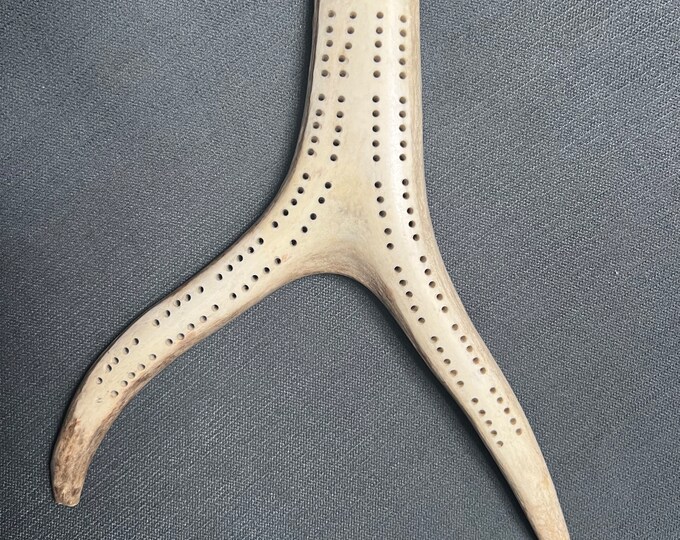 Antler Cribbage Board/ No Pegs Etsy