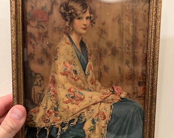 alice roosevelt blue dress 1900-10's Gown Lithograph KSA Black & White Striped Size:xl (16/18)