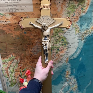 J P Foley USA  Metal Catholic Christ.
