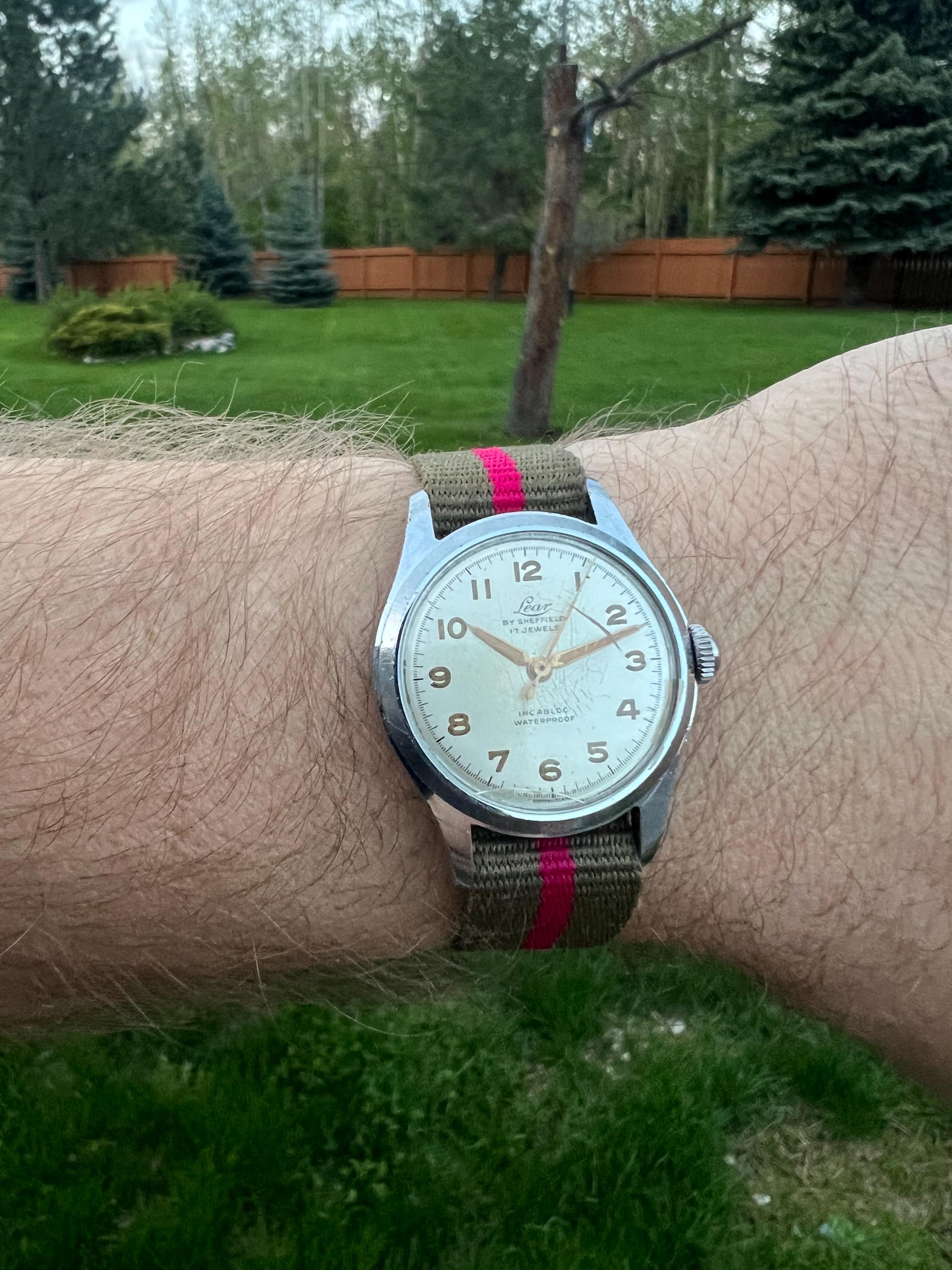 Vintage 1950-60's Lear by Sheffield 17 Jewels Mechanical Watch