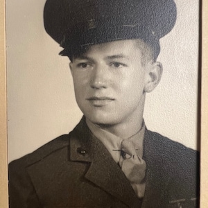 1940’s WWII USMC Marine Corps Portrait