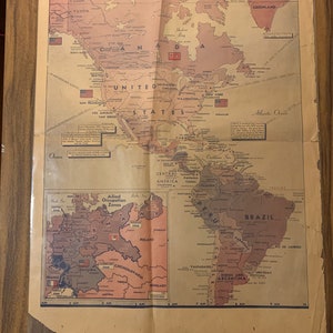 Ww2 Los Angeles Examiner WW2 Map