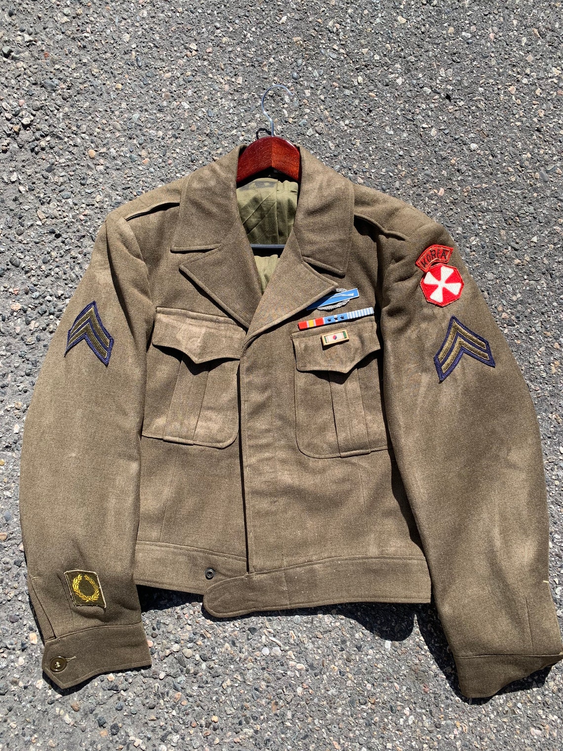 1944 Korean War 8th Army Tunic - Etsy UK