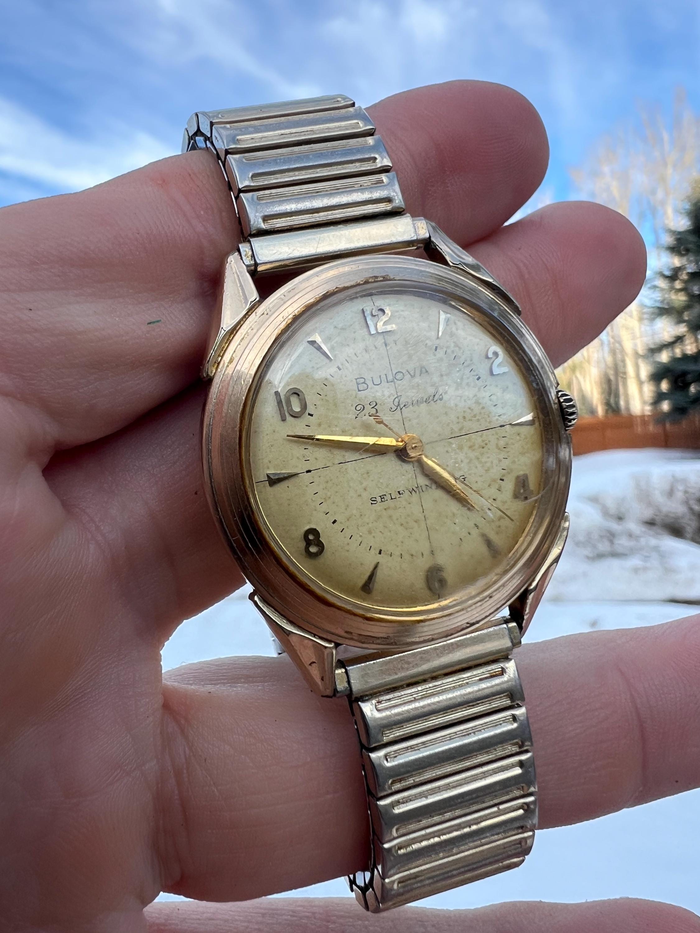 Bulova 23 Jewels Automatic Dress Watch – 1950s-1960s – 10K