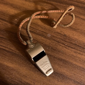 Ww1 Vintage ACME THUNDERER Whistle . Made in England