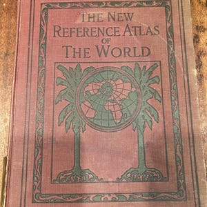 1924 The New Reference Atlas of the World by C.S. Hammond and Company
