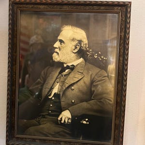 1920’s Studio Print of General Robert E. Lee – Miley Photography, Lexington, VA