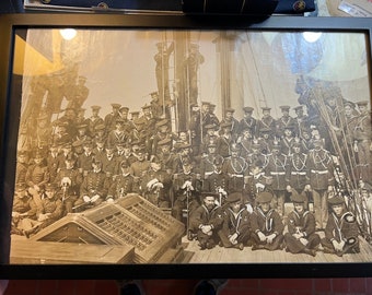 Spanish American Original U.S.S. Dolphin Crew Photo