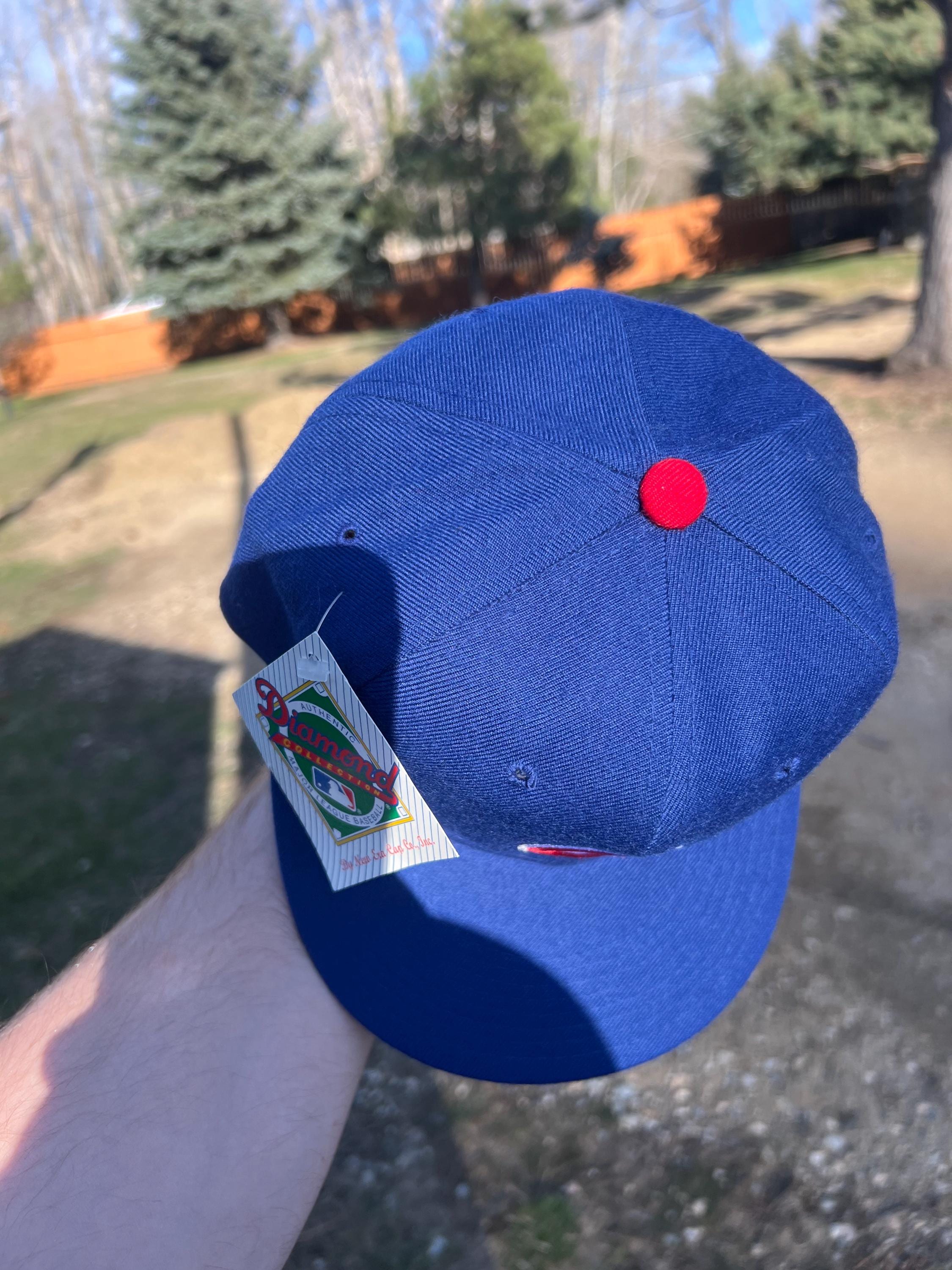 Casquette 9TWENTY MLB Cord Chicago Cubs bleu marine NEW ERA - Chapeaux et Casquettes