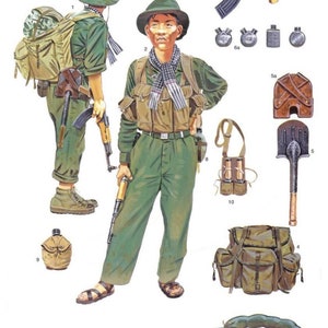 1960s NVA/ Vietcong SKS Ammo Belt Backpack Medical Bag NVA | Etsy