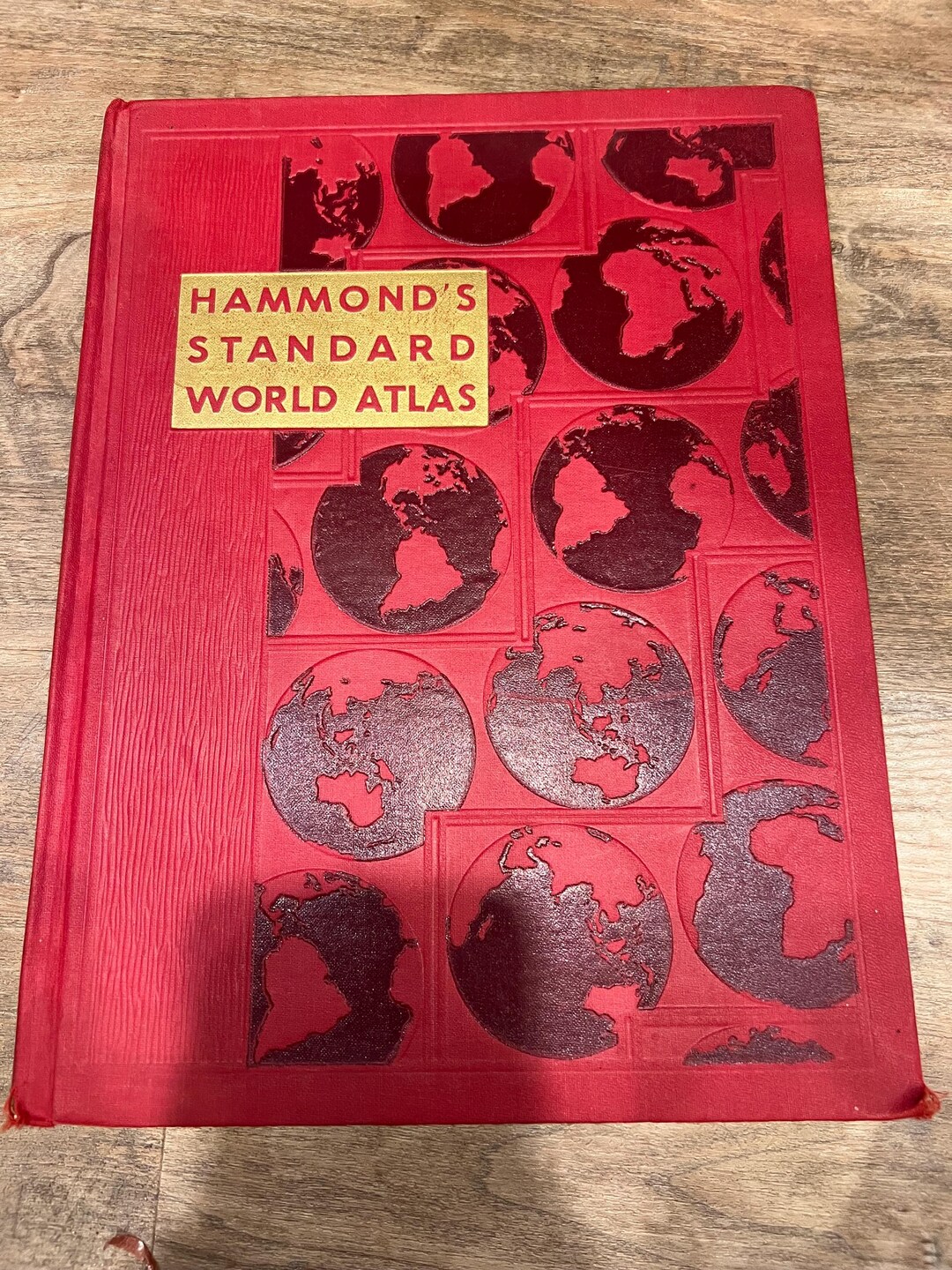 1958 ハモンド家の世界地図帳 - Etsy 日本