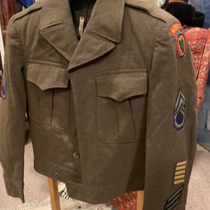 24th Division Ike Jacket Korean War KOREA Tab