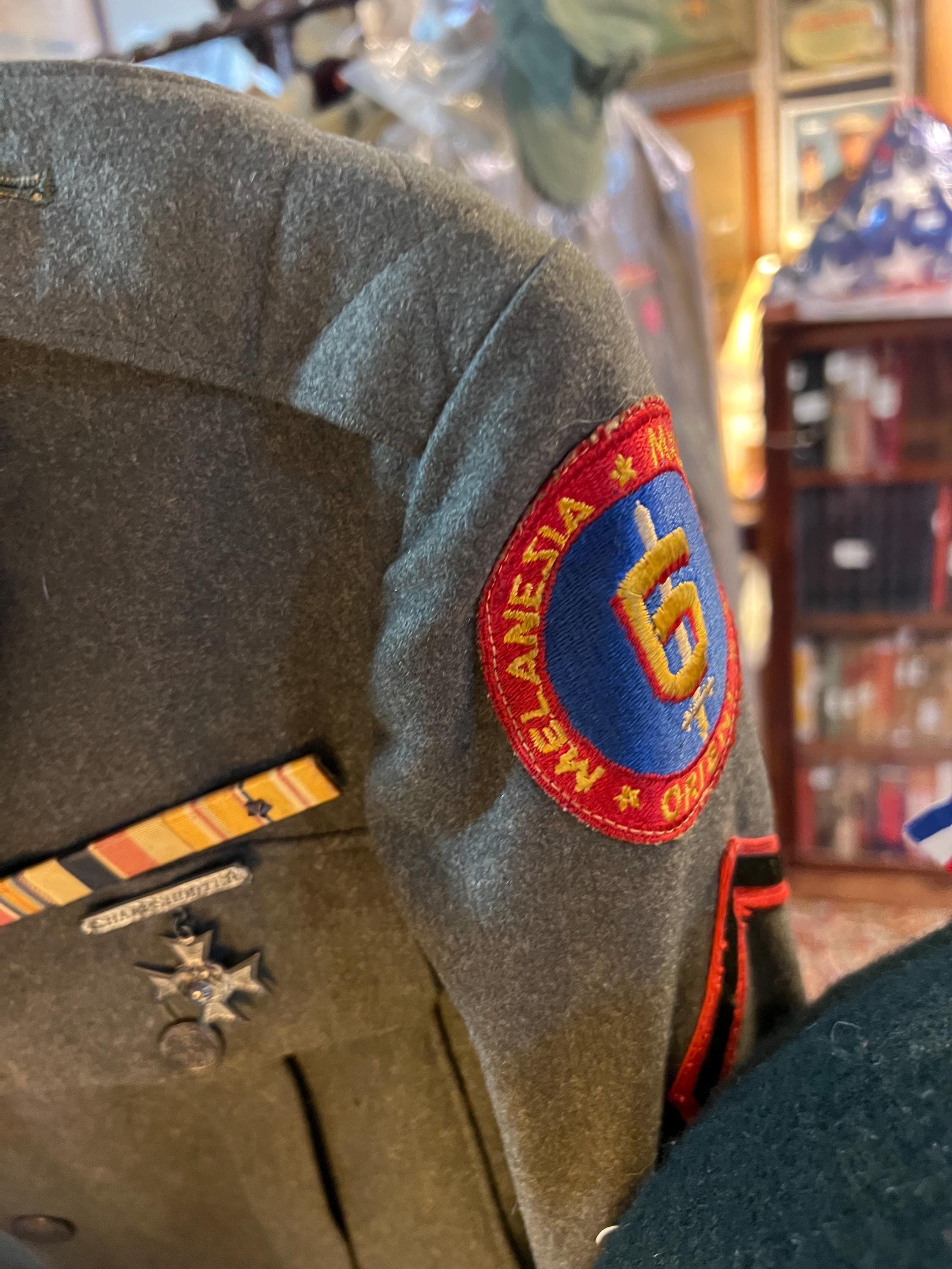 1940s WWII USMC 6th Marine Division China Marine Uniform Grouping